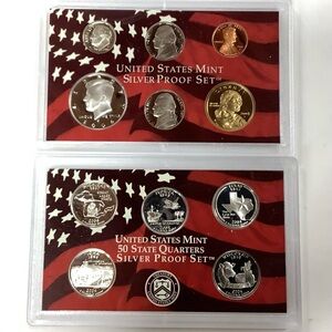 2004 United States Mint Silver Proof Coin Set